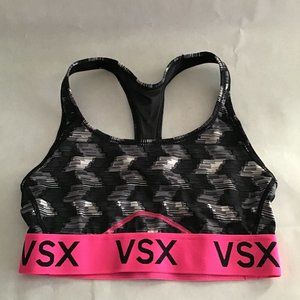 VSX sports bra, no size tag- see picture for measurements